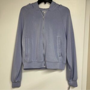 Lavender Zip-Up Hoodie Jacket